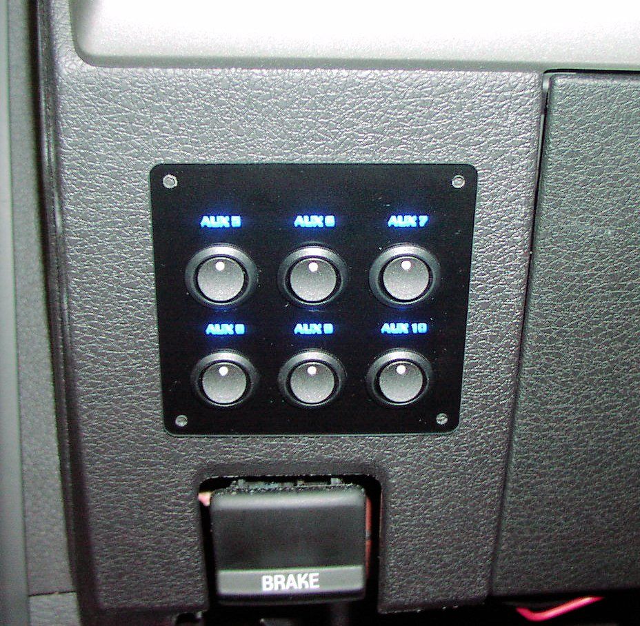 Show where,and which switches you mounted in your dash ... otrattw switch wiring diagram 